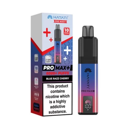 Hayati Pro Max Plus 6000 Puffs 10mg Blue Razz Cherry - 10mg