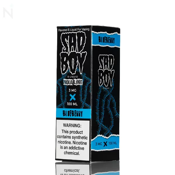 Sadboy E-Liquid - Nola Series - Blueberry - 100mL - 3mg - Image 3