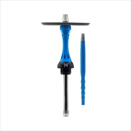 Shisha Alpha Hookah Model X Blue Matte - Wrocław; Dyfuzor, Talerzyk (78C2C6)