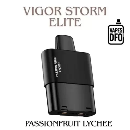 Passion Fruit Lychee – Elite – POD - Vigor Storm / Rechargeable / Medium / Lychee / Passion fruit