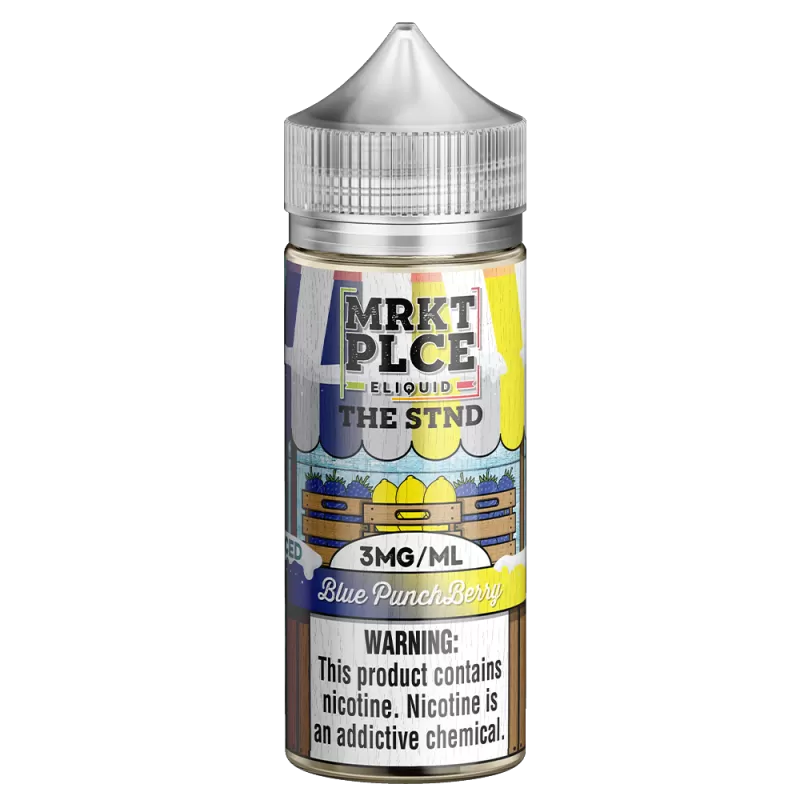 MRKTPLCE - “THE STND” ICED Blue Punch Berry - 100ML E-Liquid