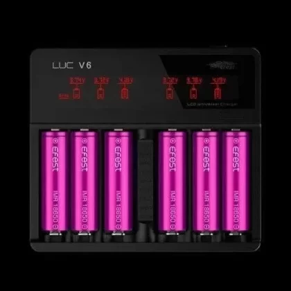 Efest LUC V6 LCD Universal Charger - Ejuicewarehouse