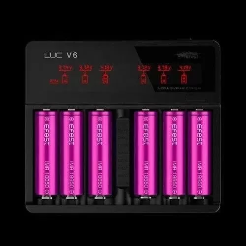 Efest LUC V6 LCD Universal Charger - Ejuicewarehouse