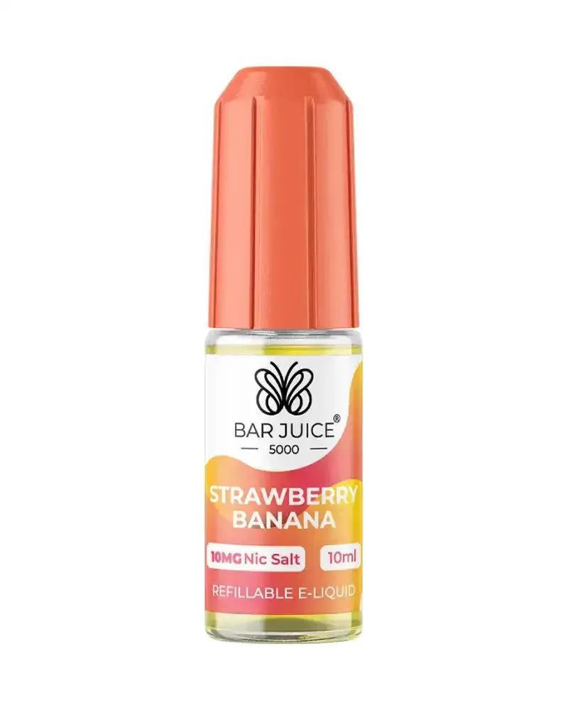 Bar Juice 5000 Strawberry Banana Nic Salt Vape Juice - 10mg