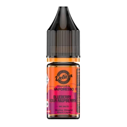 Blueberry Sour Raspberry Nic Salt E-Liquid by Deliciu (10ml) - 20mg
