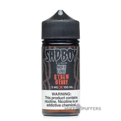 Sadboy Nola Line – Strawberry 100mL - Nicotine Strength#0mg>3mg>6mg