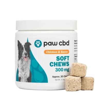 Paw CBD – Pet CBD Oil Soft Chews For Dogs – Chicken and Bacon