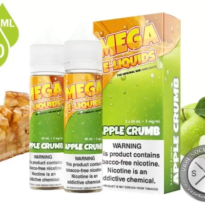 Apple Crumb MEGA E-LIQUIDS 2x60ml