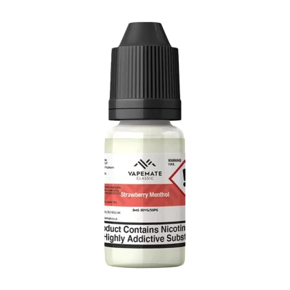 Vapemate Classic Strawberry Menthol 10ml - 50VG / 50PG / 6mg - Ecigwizard