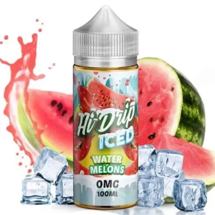 WATER MELONS ICED BY HI-DRIP E-LIQUID 100ML – 3MG - Vapebar Pk