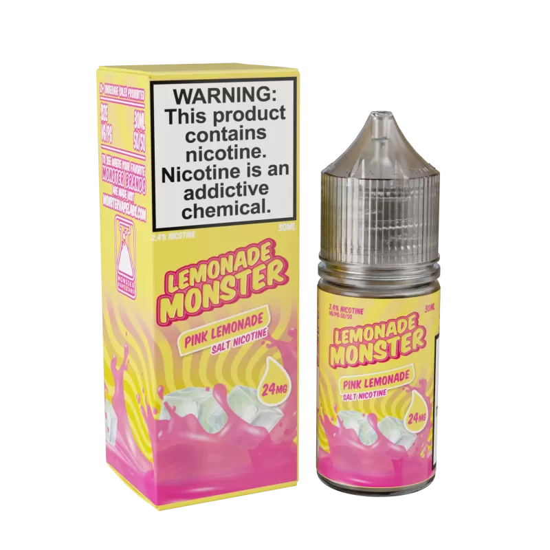Lemonade Monster Salt - Pink Lemonade- 30ML E-Liquid - 48MG