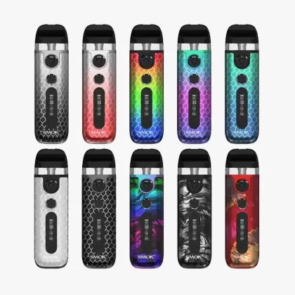 Smok Novo 5 Vape Pod Kit - Silver Black Cobra