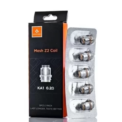 GEEKVAPE ZEUS COILS, Mesh Z1 0.4Ω & Z2 0.2Ω KA1 Replacements, 5 Pack - Choose#Geekvape Zeus Coils - Z1 (5pk)>Geekvape Zeus Coils - Z2 (5pk)