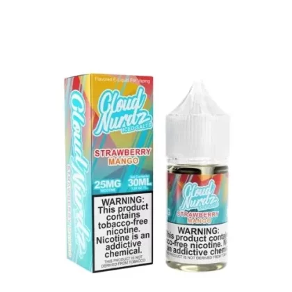 Iced Strawberry Mango by Cloud Nurdz TFN Salts 30mL - Vape Product, Vape Product