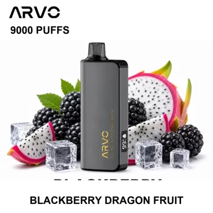 ARVO 9000 PUFFS – Blackberry Dragon Fruit - Ozvapeone (06D7E7)