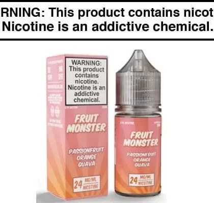 PASSIONFRUIT ORANGE GUAVA BY FRUIT MONSTER SALT NIC 30ML - Vapejuice