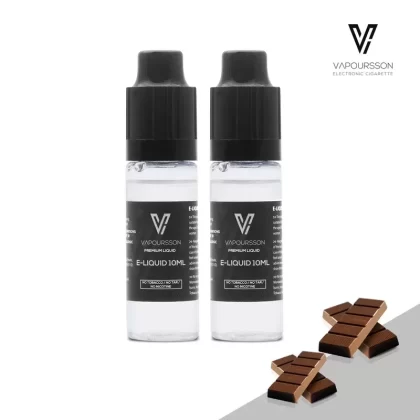 Vapoursson e-Liquid – Chocolate 0mg 10ml Bottle x 2 Pack | Cigee