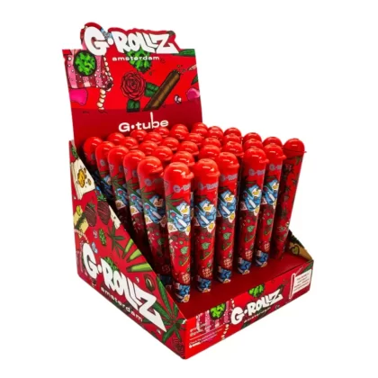 G-ROLLZ Cone Holders - (36pcs) - Rap Dog Yellow