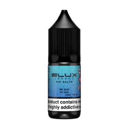 Mr Blue Nic Salt by Elux 10ml - 20mg - Vape Product (B75631)