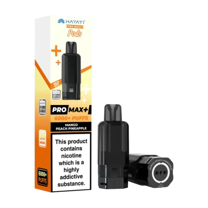 Mango Peach Pineapple Hayati Pro Max+ Refill Pack - 20mg - Vape Product