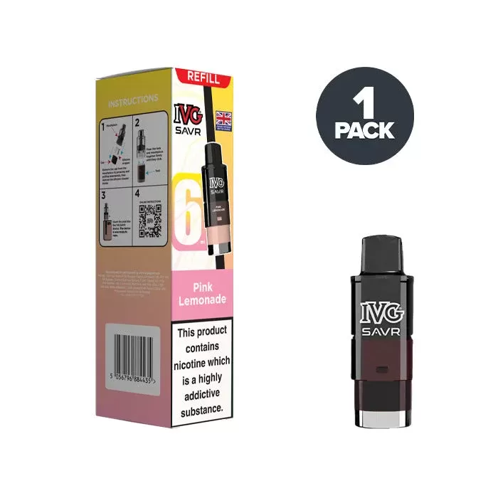 Pink Lemonade IVG Savr Refill Pack - Ecigdepot