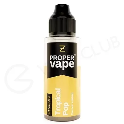 Tropical Pop Shortfill E-Liquid by Proper Vape 100ml