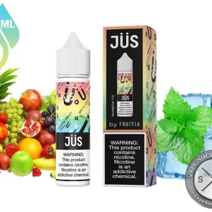 Rainbow Ice JÜS by Fruitia 60ml - Vape Product, Vape Product