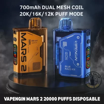 Vapengin Mars 2 20000 Puffs Disposable Vape in Dubai - Biscoff Cheesecake, Blackcurrant Ice (727359)