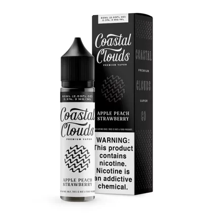 Apple Peach Strawberry – Coastal Clouds – 60mL - Vape Product; Vape Product, Vape Product