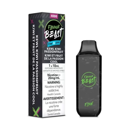 Flavour Beast Flow Rechargeable Disposable 4000 Puffs – Kewl Kiwi Passionfruit Ice