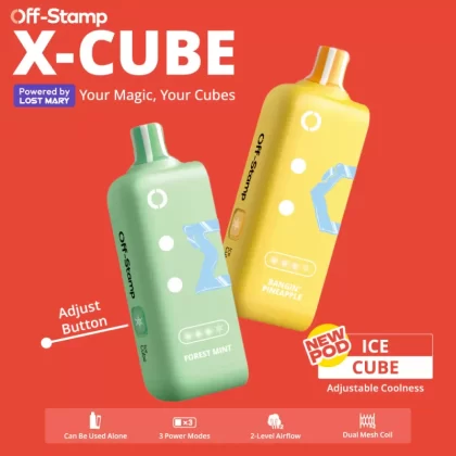 Off-Stamp X-CUBE Ice Cube 25K Disposable POD Powered By LOST MARY – 25000 Puffs - Vaporider Deals