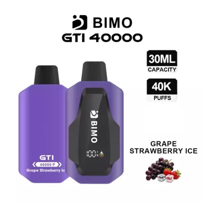 BIMO GTI 40000 Puffs – Grape Strawberry Ice - Vape Store