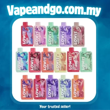 Elf Bar Lowit 12000 Puff POD Cartridge & Device - Vapeandgo Com My