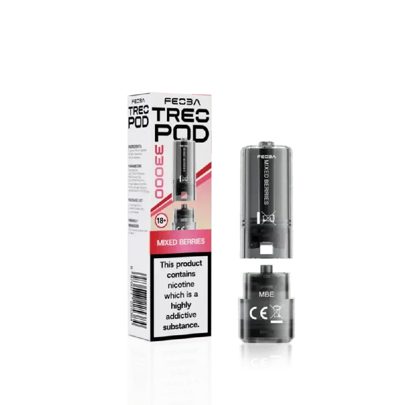 Feoba Treo 33000 Prefilled Pod Mixed Berries - Nicotine Strength#20mg