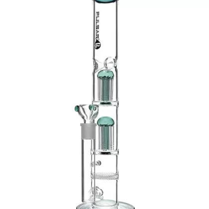 Pulsar 16″ Dual Jellyfish Straight Tube Bong
