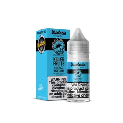 Vapetasia Salts Killer Fruits Blue Razz 30ml Nic Salt Vape Juice - Eightvape
