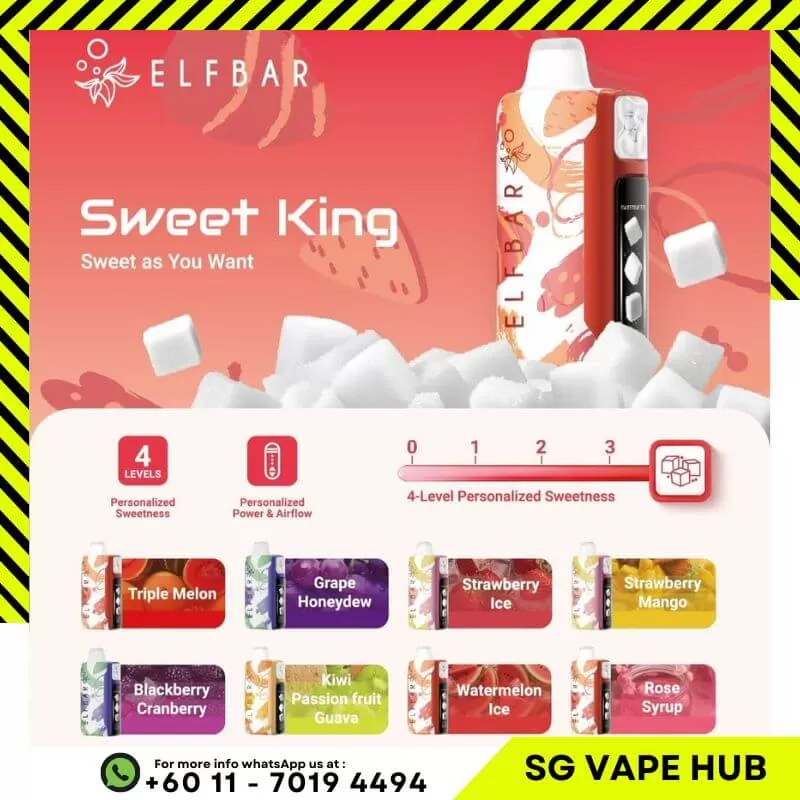 ELFBAR SWEET KING 30,000 Puffs - Triple Mango - Image 2