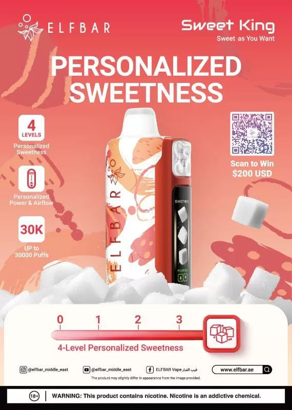 ELFBAR SWEET KING 30,000 Puffs - Triple Mango - Image 3