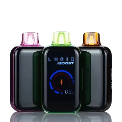Lucid Boost 20k 20123 Puffs Dual Mesh Disposable Vape - 18ml (DISCONTINUED) - Yogi - Grapple Ice