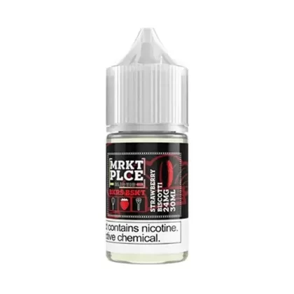Strawberry Biscotti Nicotine Salt by Mrktplce Bkrs Bskt - Size#30ml~Nicotine#24MG>48MG