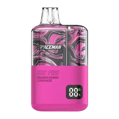Dragon Mango Lemonade Spaceman 10K PRO - Consumer; Vape Product; 5 Pack, Single