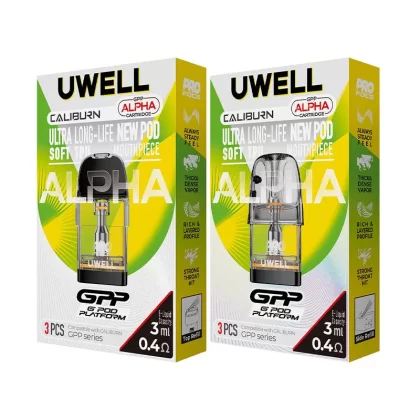 Uwell Caliburn GPP Alpha Pod Cartridge 3ml 3pcs/pack - 0.6ohm