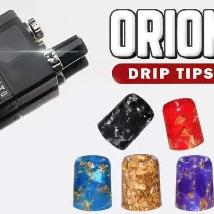 Blitz Sequins Orion Pod Drip Tip - Gold Black