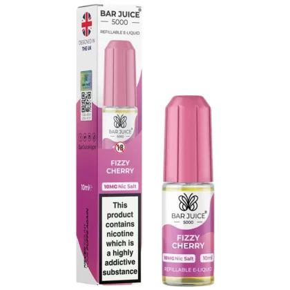 Fizzy Cherry Nic Salt E-Liquid by Bar Juice 5000 (10ml) - 10mg