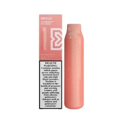 POD SALT Nexus Disposable Kit (2000 Puffs) - flavor#Aloe Grape>Blue Raspberry>Coffee Latte>Strawberry Ice Cream>Strawberry Kiwi