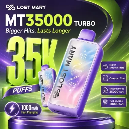 Lost Mary MT35000 Turbo - Strawberry Kiwi+ - Skullvaping