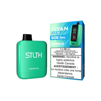 STLTH Titan Max Disposable Vape – 50k Puffs – Honeydew Ice