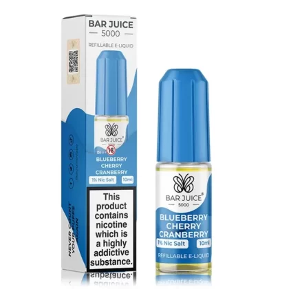 Blueberry Cherry Cranberry By Bar Juice 5000 Salt 10ml