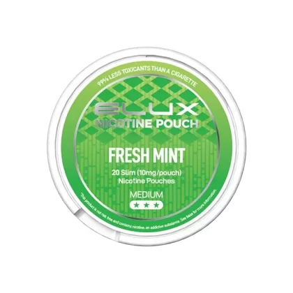 Fresh Mint Nicotine Pouches by Elux - 10mg per Pouch, 14mg per Pouch