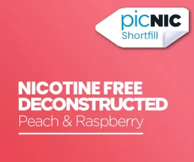 Peach & Raspberry Nicotine Free Shortfill Bundle